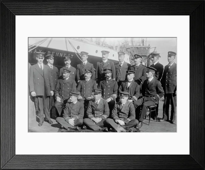 Framed Print : Capt. and crew of MACKAY-BENNETT, between c1910 and c1915. Creator: Bain News Service Framed Print : Capt. and crew of MACKAY-BENNETT, between c1910 and c1915. Creator: Bain News Service