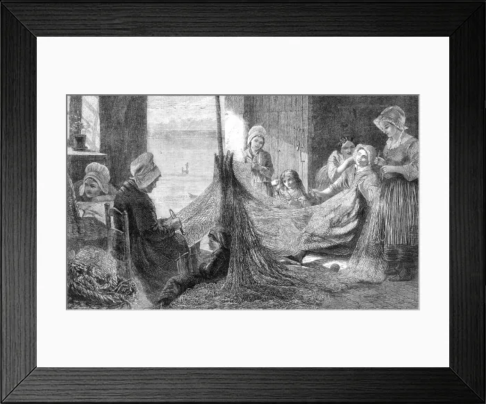 Framed Print : Sunshine, by L. Smythe, in Wallis's Winter Exhibition, Suffolk-Street, 1865. Creator: W Thomas Framed Print : Sunshine, by L. Smythe, in Wallis's Winter Exhibition, Suffolk-Street, 1865. Creator: W Thomas