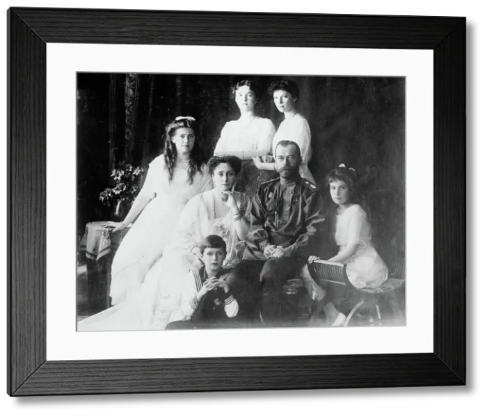 Framed Print : Russian Royal Family, 1914. Creator: Bain News Service Framed Print : Russian Royal Family, 1914. Creator: Bain News Service
