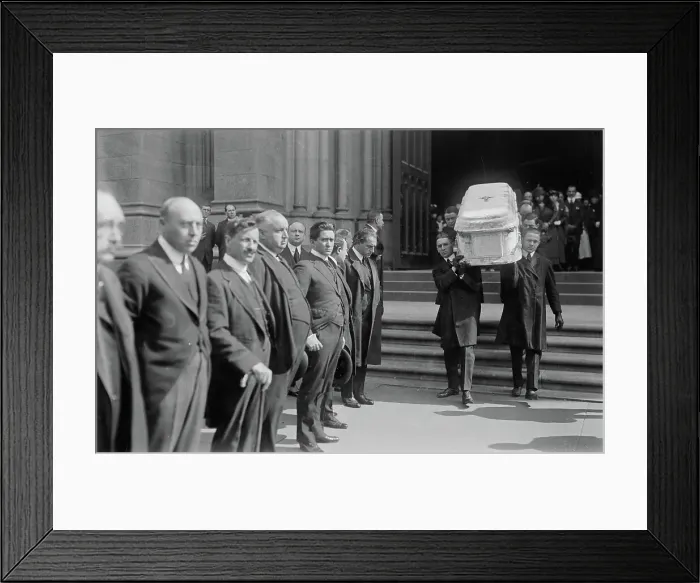 Framed Print : Luca Botta funeral, 1917. Creator: Bain News Service Framed Print : Luca Botta funeral, 1917. Creator: Bain News Service