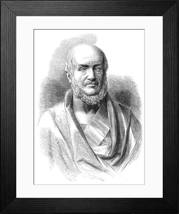 Framed Print : Bust of the late Marquis of Salisbury, by G. Halse, 1868. Creator: Unknown Framed Print : Bust of the late Marquis of Salisbury, by G. Halse, 1868. Creator: Unknown