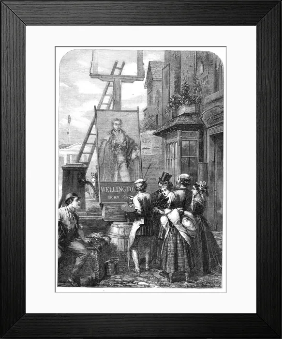 Framed Print : In Commemoration of the Duke's Birthday, 1869. Creator: Unknown Framed Print : In Commemoration of the Duke's Birthday, 1869. Creator: Unknown