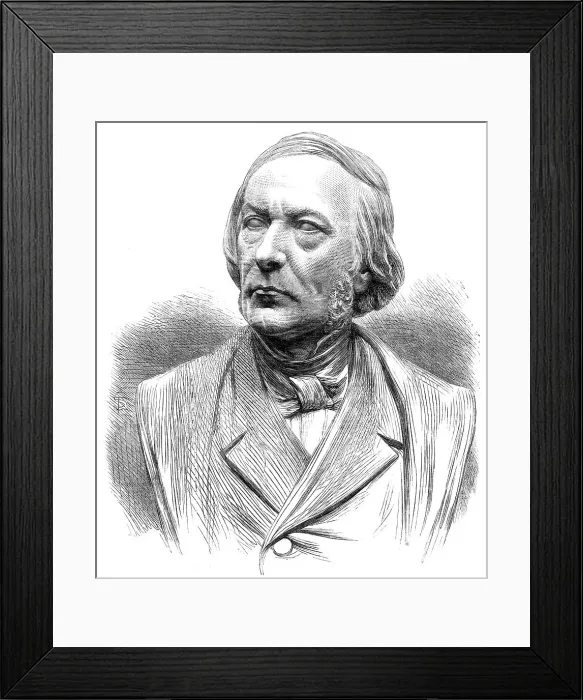 Framed Print : Bust of the late Victor Cousin, by A. Munro, presented to the Institute of France, 1868. Creator: Unknown Framed Print : Bust of the late Victor Cousin, by A. Munro, presented to the Institute of France, 1868. Creator: Unknown
