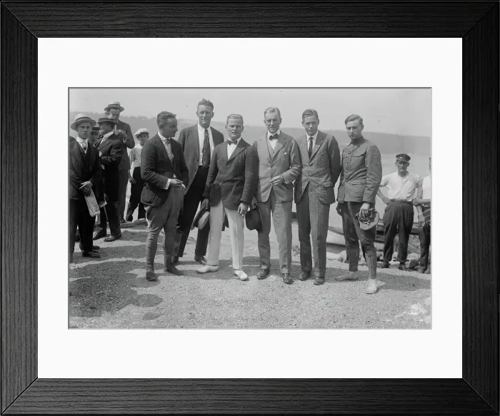 Framed Print : Beryl Kendrick, Bob Edgren, David McCulloch, Frank Trenholm Coffyn, Ripley Bowman, 1916. Creator: Bain News Service Framed Print : Beryl Kendrick, Bob Edgren, David McCulloch, Frank Trenholm Coffyn, Ripley Bowman, 1916. Creator: Bain News Service