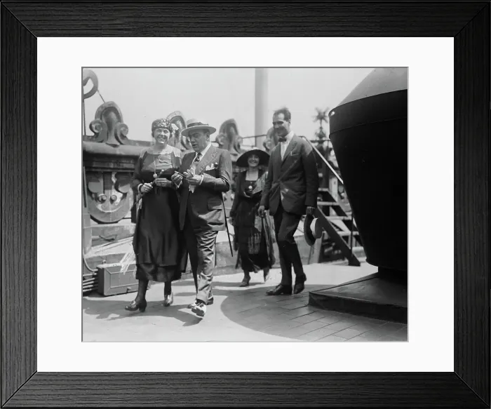Framed Print : Caruso bridal party, between c1915 and c1920. Creator: Bain News Service