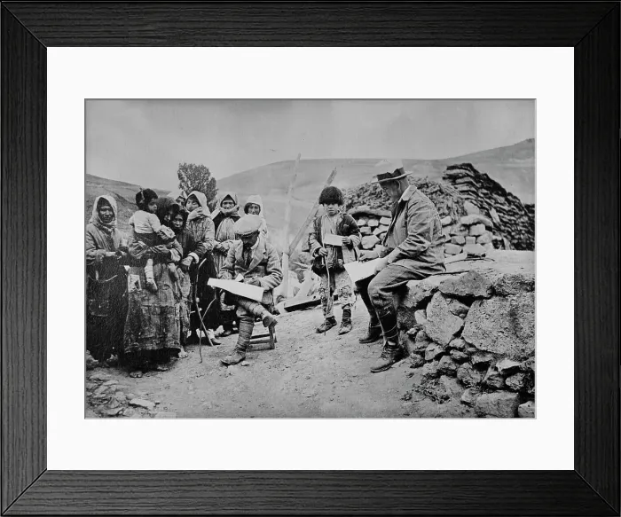 Framed Print : Yarrow allotting relief to Armenian orphans, between c1915 and c1920. Creator: Bain News Service Framed Print : Yarrow allotting relief to Armenian orphans, between c1915 and c1920. Creator: Bain News Service