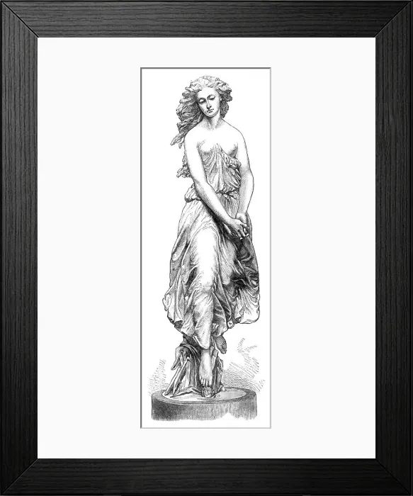 Framed Print : Undine, by A. Munro, in the Royal Academy Exhibition, 1869. Creator: Unknown Framed Print : Undine, by A. Munro, in the Royal Academy Exhibition, 1869. Creator: Unknown