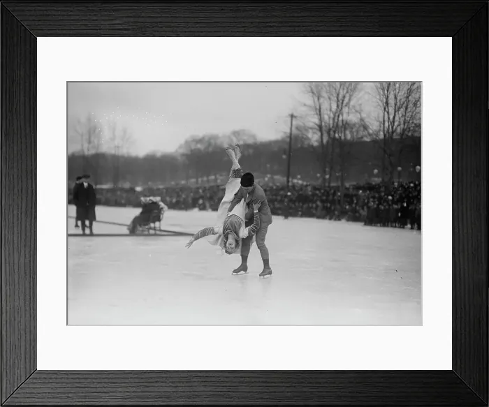 Framed Print : Gladys Lamb, Norval Baptie, 1917. Creator: Bain News Service Framed Print : Gladys Lamb, Norval Baptie, 1917. Creator: Bain News Service