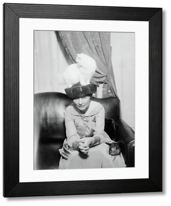 Framed Print : Mrs. R.F. Armstrong & Kilravock Donna-Mafalda [cat], between c1915 and c1920. Creator: Bain News Service