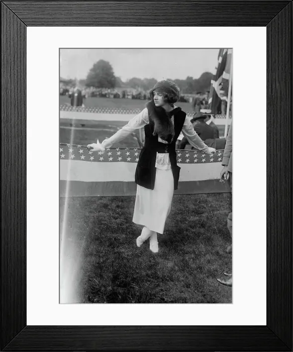 Framed Print : (Flora Payne Whitney) Mrs. Roderick Tower, between c1915 and c1920. Creator: Bain News Service Framed Print : (Flora Payne Whitney) Mrs. Roderick Tower, between c1915 and c1920. Creator: Bain News Service