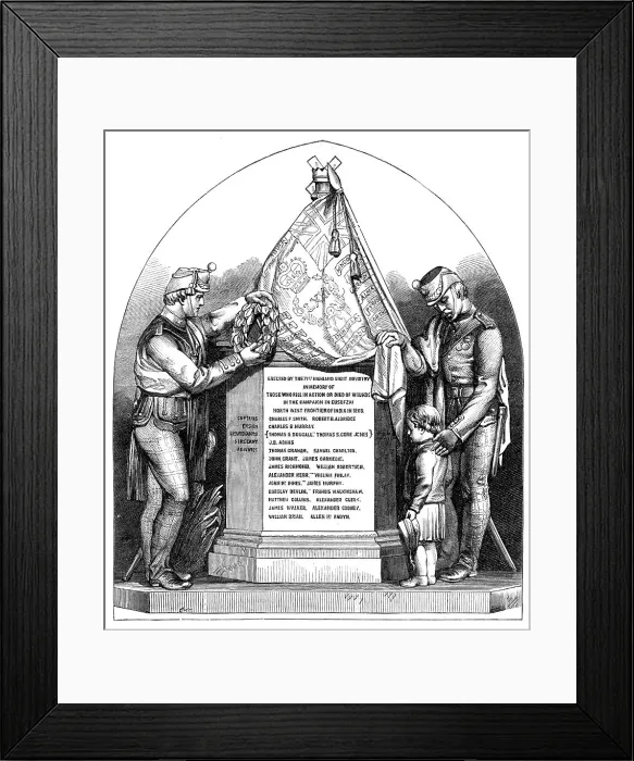 Framed Print : Monument in Glasgow Cathedral to the memory of...the 71st Regiment, by W. Brodie, R.S.A. 1868. Creator: Unknown Framed Print : Monument in Glasgow Cathedral to the memory of...the 71st Regiment, by W. Brodie, R.S.A. 1868. Creator: Unknown