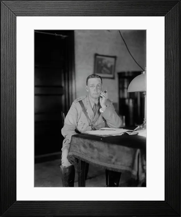 Framed Print : Lt. Colonel John Sydney Wardlaw Milne, 1918. Creator: Bain News Service Framed Print : Lt. Colonel John Sydney Wardlaw Milne, 1918. Creator: Bain News Service