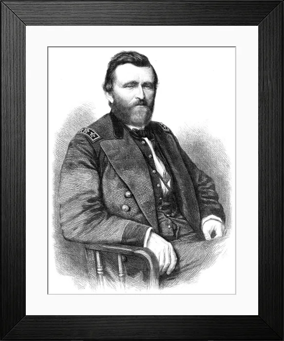 Framed Print : General Grant, the new President of the United States, 1869. Creator: Unknown Framed Print : General Grant, the new President of the United States, 1869. Creator: Unknown