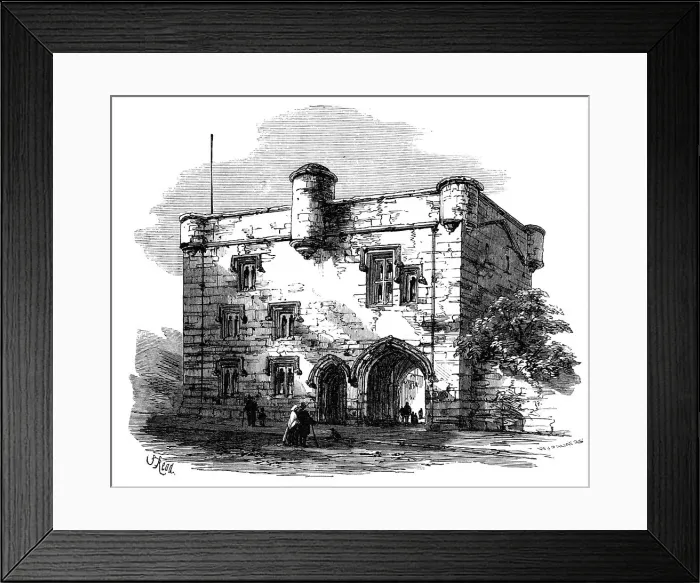 Framed Print : Leicester: Magazine and Newark Gate, 1868. Creator: Unknown Framed Print : Leicester: Magazine and Newark Gate, 1868. Creator: Unknown