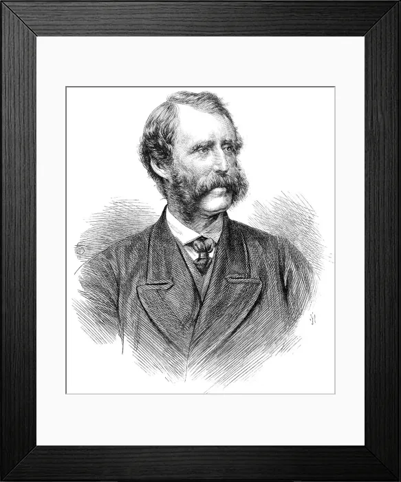 Framed Print : Lieutenant-Colonel Henderson, the new Chief Commissioner of Metropolitan Police, 1869. Creator: Unknown Framed Print : Lieutenant-Colonel Henderson, the new Chief Commissioner of Metropolitan Police, 1869. Creator: Unknown