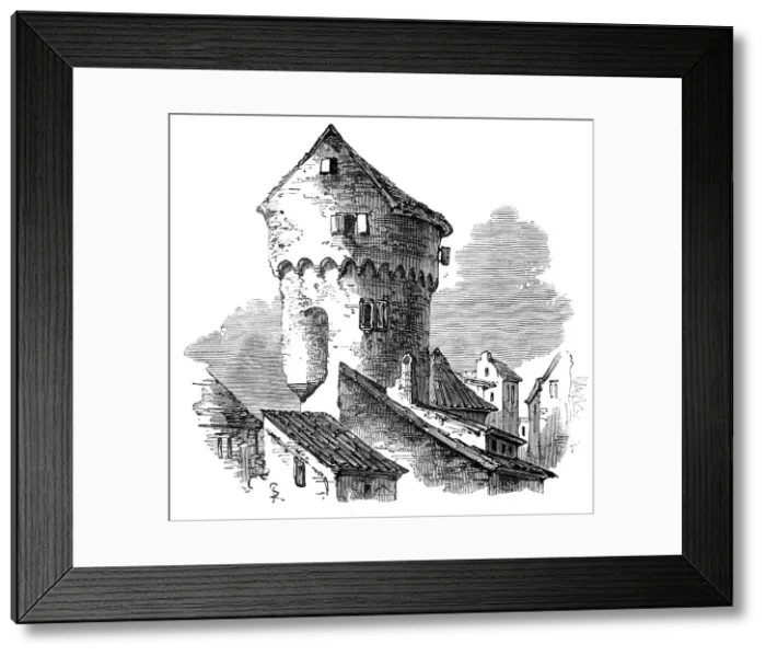 Framed Print : Königsberg and Dantzic: tower, Königsberg, 1869. Creator: Unknown Framed Print : Königsberg and Dantzic: tower, Königsberg, 1869. Creator: Unknown