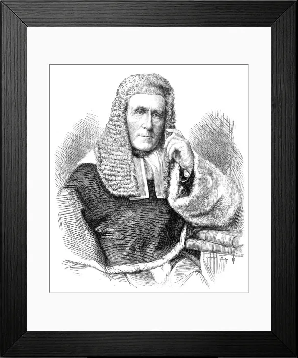 Framed Print : Mr. Baron Cleasby, 1869. Creator: Unknown Framed Print : Mr. Baron Cleasby, 1869. Creator: Unknown