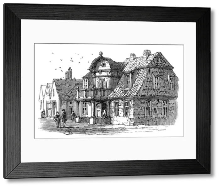 Framed Print : Königsberg and Dantzic: old house, Königsberg, 1869. Creator: Unknown Framed Print : Königsberg and Dantzic: old house, Königsberg, 1869. Creator: Unknown
