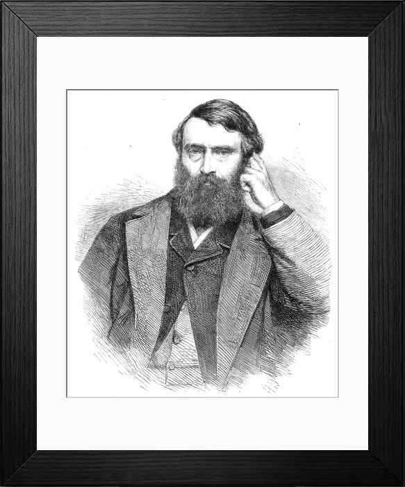 Framed Print : Mr. David Masson, Professor of Rhetoric and Belles Lettres at the University of Edinburgh, 1865. Creator: Unknown Framed Print : Mr. David Masson, Professor of Rhetoric and Belles Lettres at the University of Edinburgh, 1865. Creator: Unknown