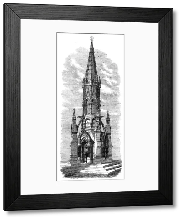 Framed Print : Drinking-fountain in Hyde Park, opened on Saturday last, 1868. Creator: Unknown Framed Print : Drinking-fountain in Hyde Park, opened on Saturday last, 1868. Creator: Unknown