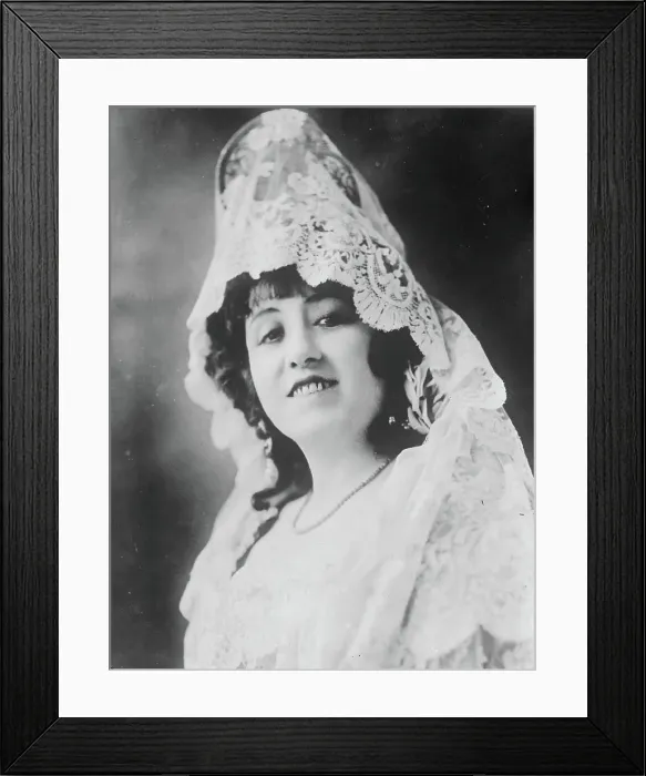Framed Print : Adela Vivero, 1919. Creator: Bain News Service Framed Print : Adela Vivero, 1919. Creator: Bain News Service