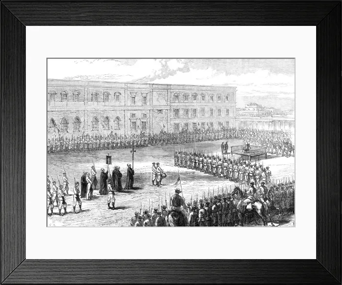 Framed Print : Execution of political prisoners in Cuba, 1869. Creator: Unknown Framed Print : Execution of political prisoners in Cuba, 1869. Creator: Unknown