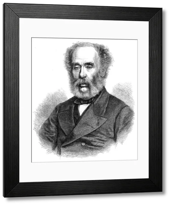 Framed Print : Mr. Joseph Whitworth of Manchester, founder...Whitworth Scholarships of Mechanical Science, 1868. Creator: Unknown Framed Print : Mr. Joseph Whitworth of Manchester, founder...Whitworth Scholarships of Mechanical Science, 1868. Creator: Unknown