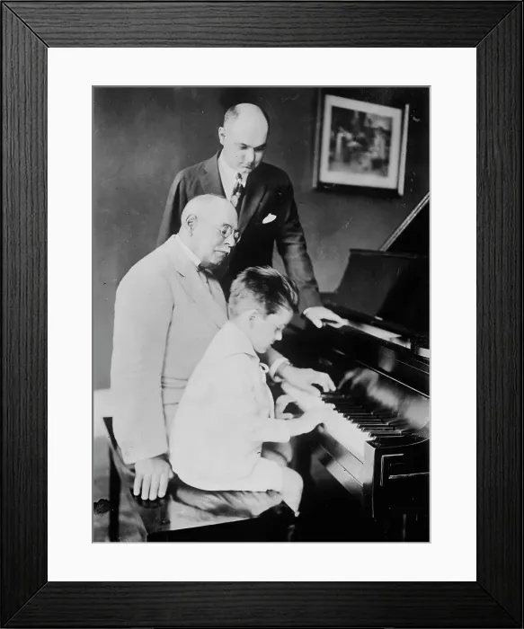 Framed Print : John Philip Sousa, 1st, 2d, & 3d, between c1915 and c1920. Creator: Bain News Service Framed Print : John Philip Sousa, 1st, 2d, & 3d, between c1915 and c1920. Creator: Bain News Service