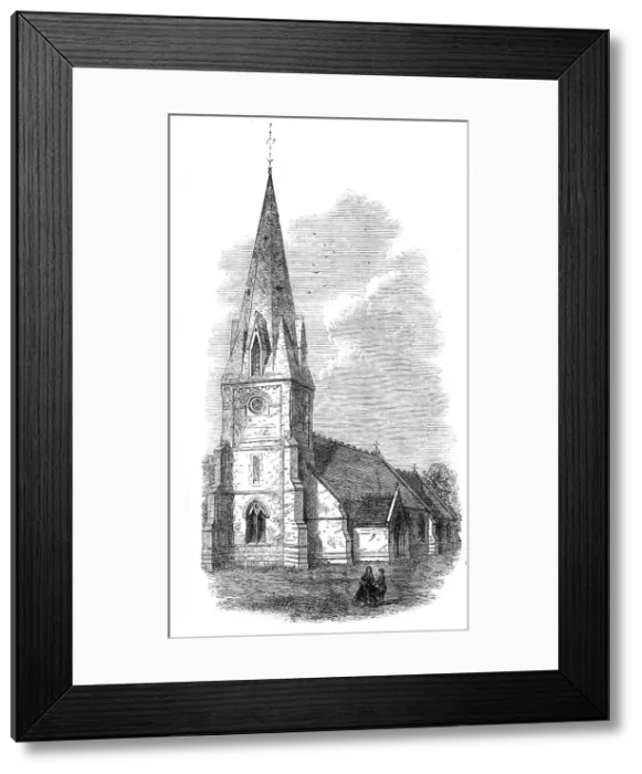 Framed Print : Faccombe Church, Hants. 1868. Creator: Unknown