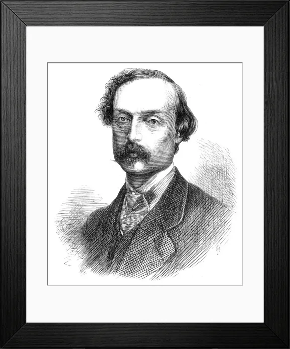 Framed Print : Mr. W. Q. Orchardson, A.R.A. 1868. Creator: Unknown Framed Print : Mr. W. Q. Orchardson, A.R.A. 1868. Creator: Unknown
