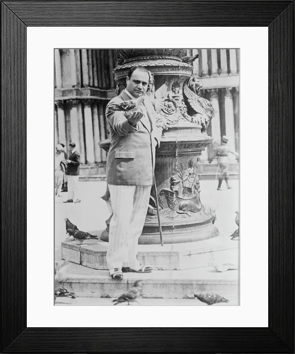 Framed Print : Benjamin Gigli in Venice, between and c1915 and c1920. Creator: Bain News Service Framed Print : Benjamin Gigli in Venice, between and c1915 and c1920. Creator: Bain News Service