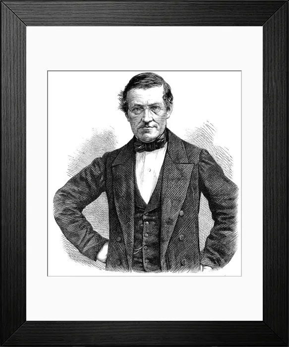 Framed Print : Sir Charles Wheatstone, professor of Experimental Philosophy, King's College, 1868. Creator: Unknown Framed Print : Sir Charles Wheatstone, professor of Experimental Philosophy, King's College, 1868. Creator: Unknown