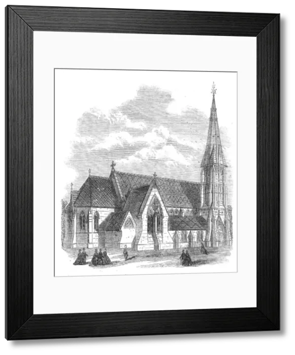 Framed Print : St. Mark's Church, Broadwater Down, Tunbridge Wells, 1868. Creator: Unknown Framed Print : St. Mark's Church, Broadwater Down, Tunbridge Wells, 1868. Creator: Unknown