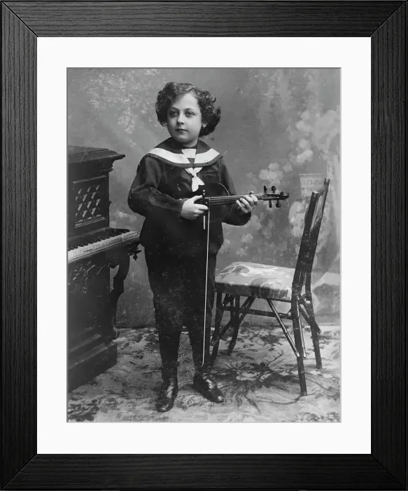 Framed Print : Jascha Heifetz, between c1910 and c1920. Creator: Bain News Service Framed Print : Jascha Heifetz, between c1910 and c1920. Creator: Bain News Service