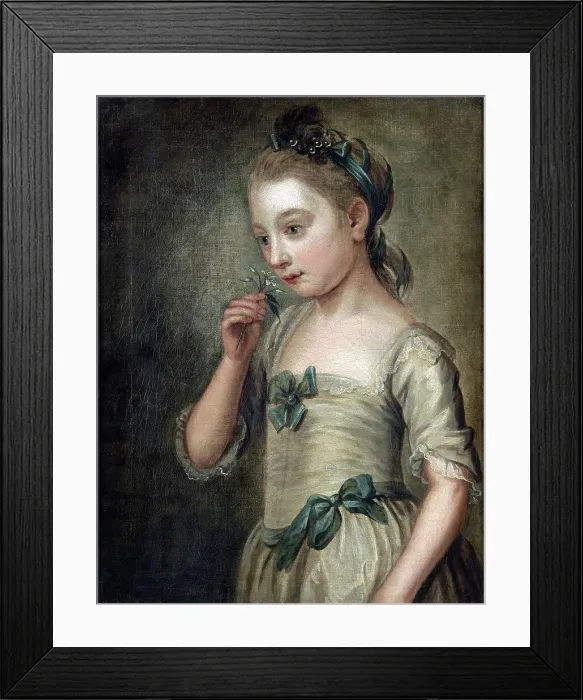 Framed Print : The sense of smell, c1750. Creator: Unknown Framed Print : The sense of smell, c1750. Creator: Unknown