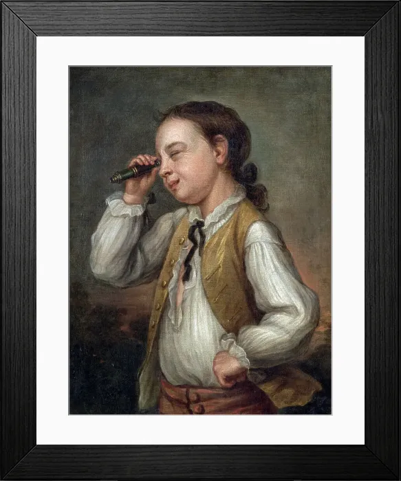 Framed Print : The sense of sight, c1750. Creator: Unknown Framed Print : The sense of sight, c1750. Creator: Unknown