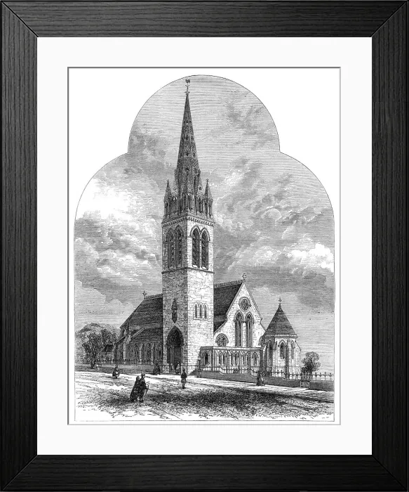 Framed Print : St. Peter's Church, Edinburgh, 1868. Creator: Unknown Framed Print : St. Peter's Church, Edinburgh, 1868. Creator: Unknown