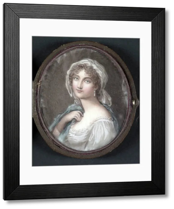 Framed Print : Miniature Painting, 1800s. Creator: Unknown Framed Print : Miniature Painting, 1800s. Creator: Unknown