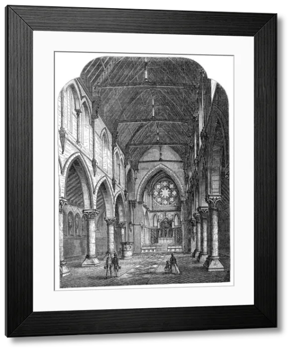 Framed Print : St. Peter's Church, Old Gravel-Lane, 1869. Creator: Unknown Framed Print : St. Peter's Church, Old Gravel-Lane, 1869. Creator: Unknown