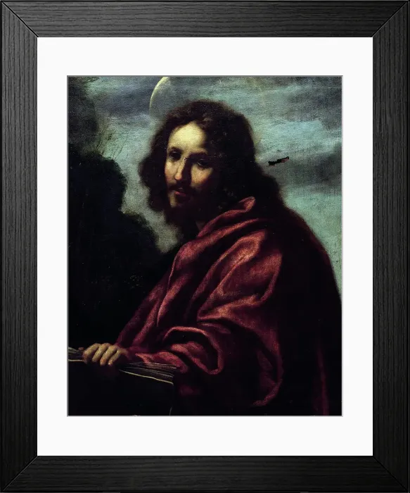 Framed Print : Figure of a Saint, 17th century. Creator: Unknown Framed Print : Figure of a Saint, 17th century. Creator: Unknown