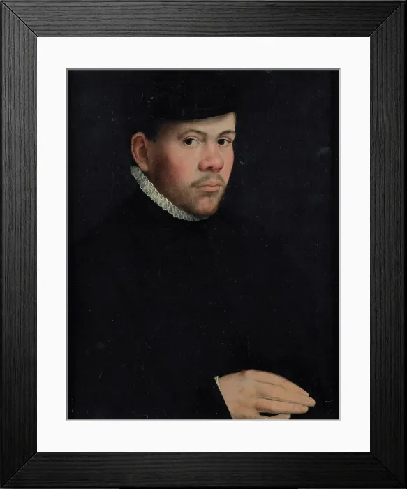 Framed Print : Portrait of a young man, 16th century. Creator: Antonis Mor Framed Print : Portrait of a young man, 16th century. Creator: Antonis Mor