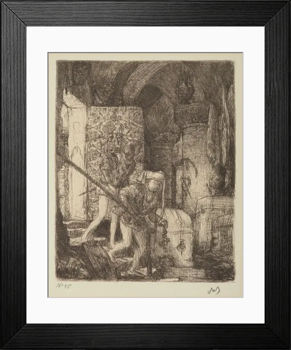 Framed Print : Treasure trove, 1902. Creator: Marius Bauer Framed Print : Treasure trove, 1902. Creator: Marius Bauer