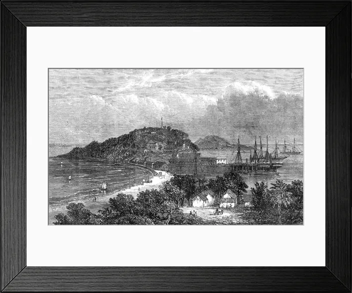 Framed Print : Taboga, Bay of Panama, 1868. Creator: Unknown Framed Print : Taboga, Bay of Panama, 1868. Creator: Unknown