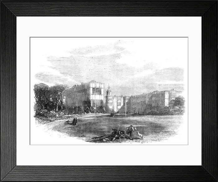 Framed Print : Templenewsam, near Leeds, residence of H. C. Meynell Ingram...visited by the Prince of Wales, 1868. Creator: Unknown Framed Print : Templenewsam, near Leeds, residence of H. C. Meynell Ingram...visited by the Prince of Wales, 1868. Creator: Unknown