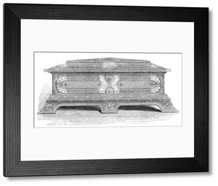 Framed Print : Testimonial to Mr. C. J. Monk, M.P. from the Civil Service, 1869. Creator: Unknown Framed Print : Testimonial to Mr. C. J. Monk, M.P. from the Civil Service, 1869. Creator: Unknown