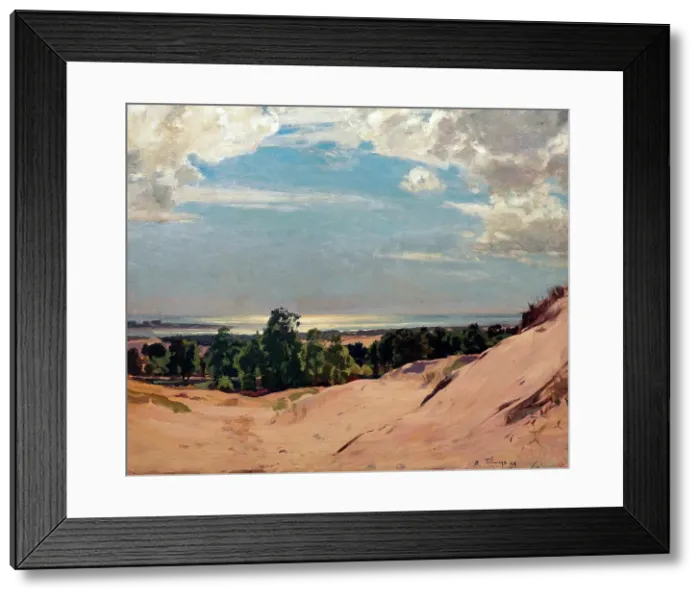 Framed Print : Blue and silver, Pas-de-Calais, 1929. Creator: Algernon Talmage Framed Print : Blue and silver, Pas-de-Calais, 1929. Creator: Algernon Talmage