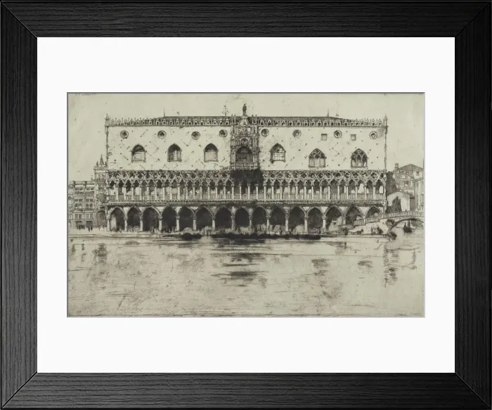 Framed Print : Doge's Palace, Venice, 1902. Creator: David Young Cameron Framed Print : Doge's Palace, Venice, 1902. Creator: David Young Cameron