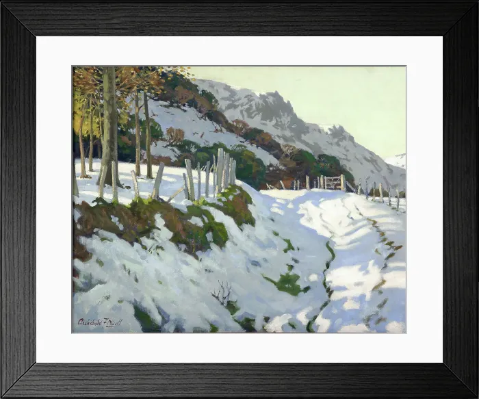Framed Print : Peninsula, winter, c1932. Creator: Archibald Frank Nicoll Framed Print : Peninsula, winter, c1932. Creator: Archibald Frank Nicoll