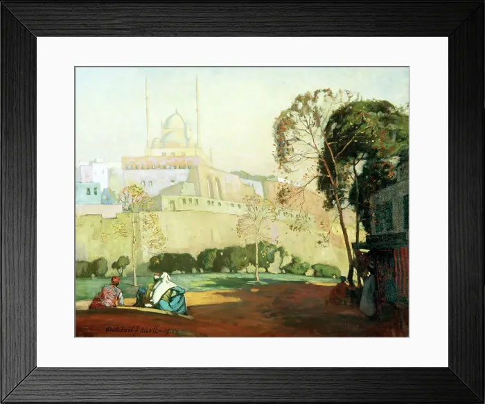 Framed Print : The Citadel, Cairo, 1918. Creator: Archibald Frank Nicoll Framed Print : The Citadel, Cairo, 1918. Creator: Archibald Frank Nicoll