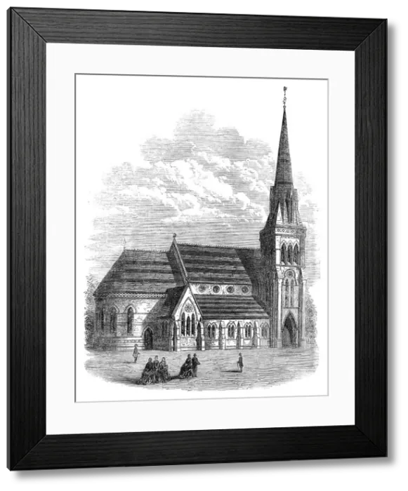 Framed Print : St. Andrew's Church, Ter Langton, 1869. Creator: Unknown Framed Print : St. Andrew's Church, Ter Langton, 1869. Creator: Unknown